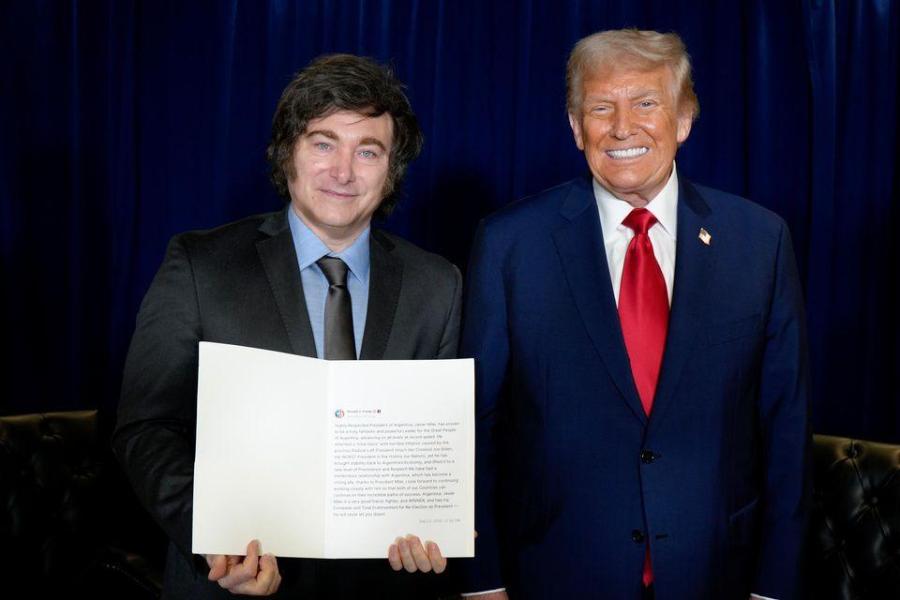 Javier Milei y el apoyo de Trump: un giro inesperado en su carrera