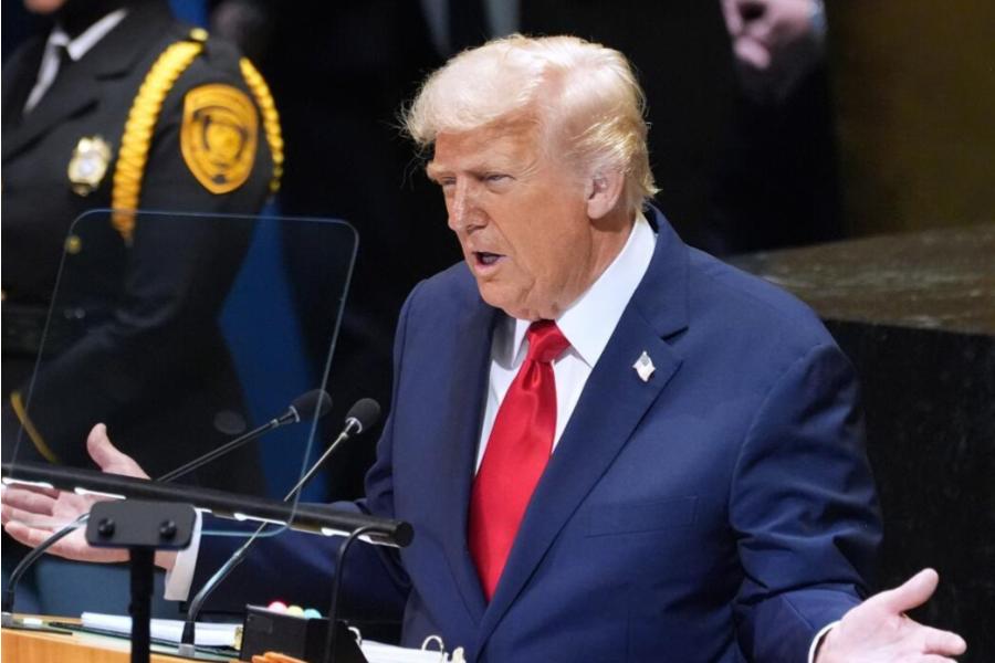 Trump defiende su gestión económica y promete un gran auge nacional