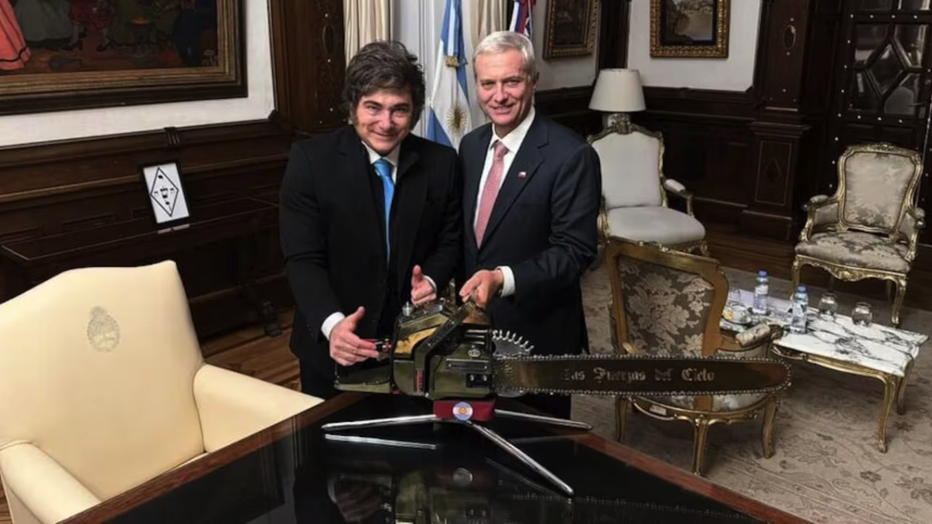 Milei recibe al presidente de Chile en la Casa Rosada para profundizar el comercio y reforzar la seguridad