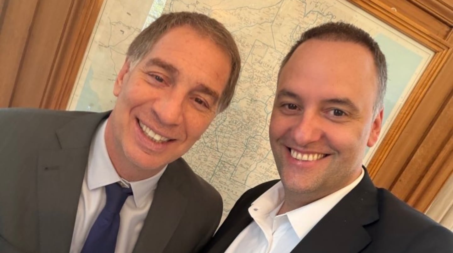 Diego Santilli y Manuel Adorni (Foto: Archivo Instagram/@madorni)