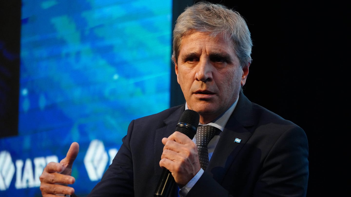 El ministro de Economía, Luis Caputo. (Foto: NA)
