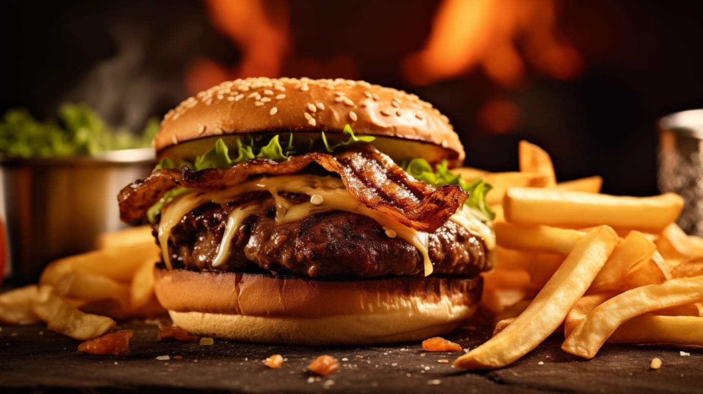 En las plataformas digitales, las hamburguesas continúan siendo la categoría con más órdenes de compra, según PedidosYa (Foto: Adobe Stock).