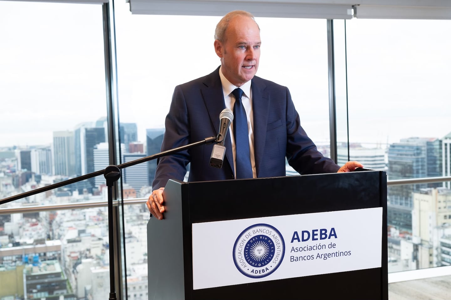 Javier Bolzico, presidente de la Asociación de Bancos Argentinos. (Foto: prensa Adeba)