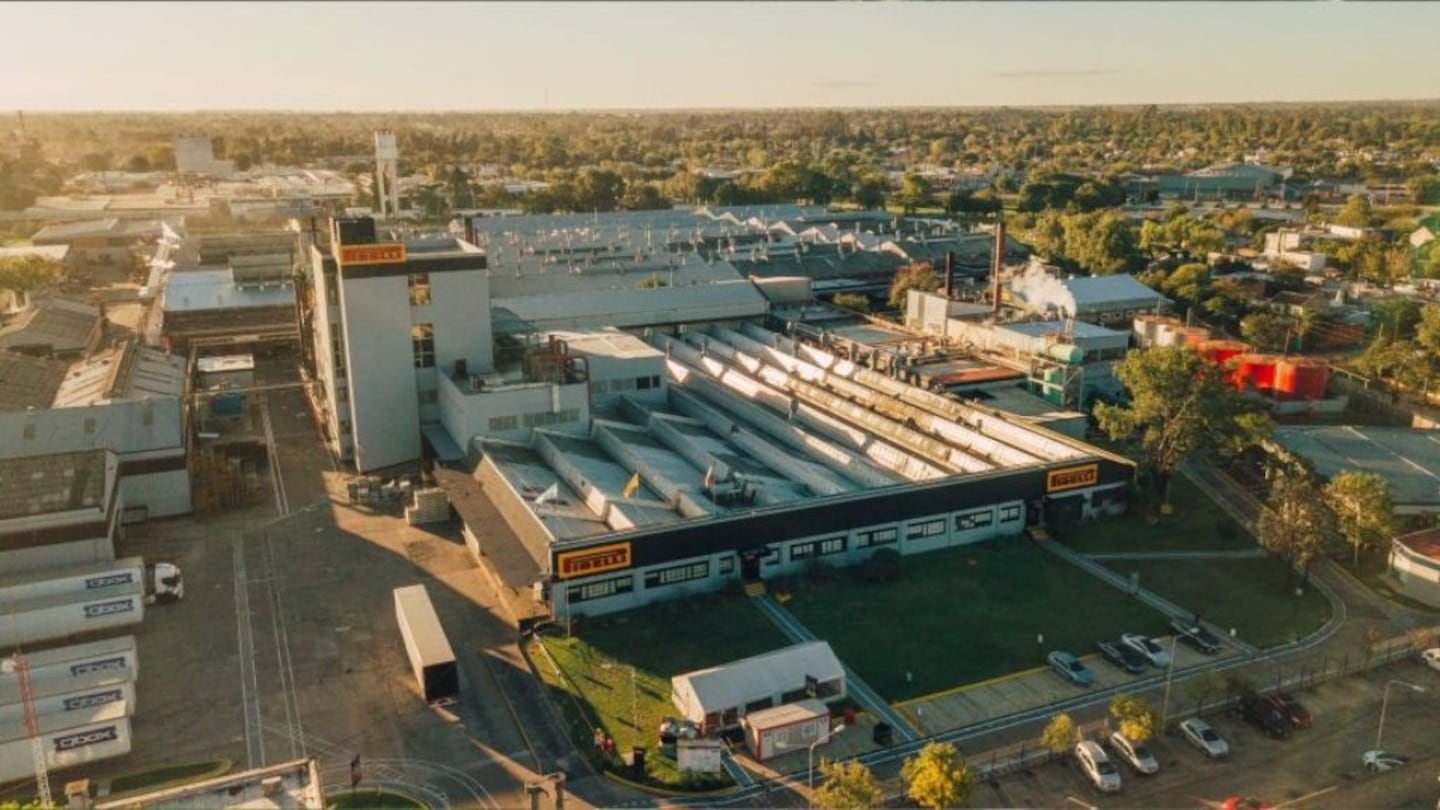 La fábrica de Pirelli en Merlo, Buenos Aires. Foto: Pirelli.