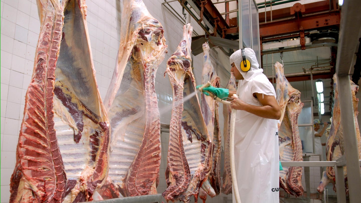 Los frigoríficos aspiran a llevar las exportaciones de carne a US$9000 millones en cuatro años. (Foto: NA/PABLO LASANSKY).