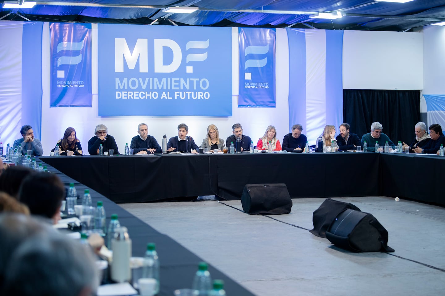 Del encuentro con Kicillof participaron intendentes y legisladores bonaerenses. (Foto: prensa Axel Kicillof)