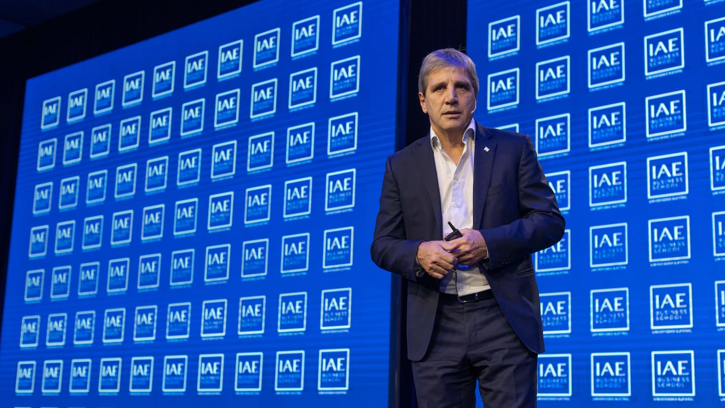 El ministro de Economía, Luis Caputo. (Foto: IAE)