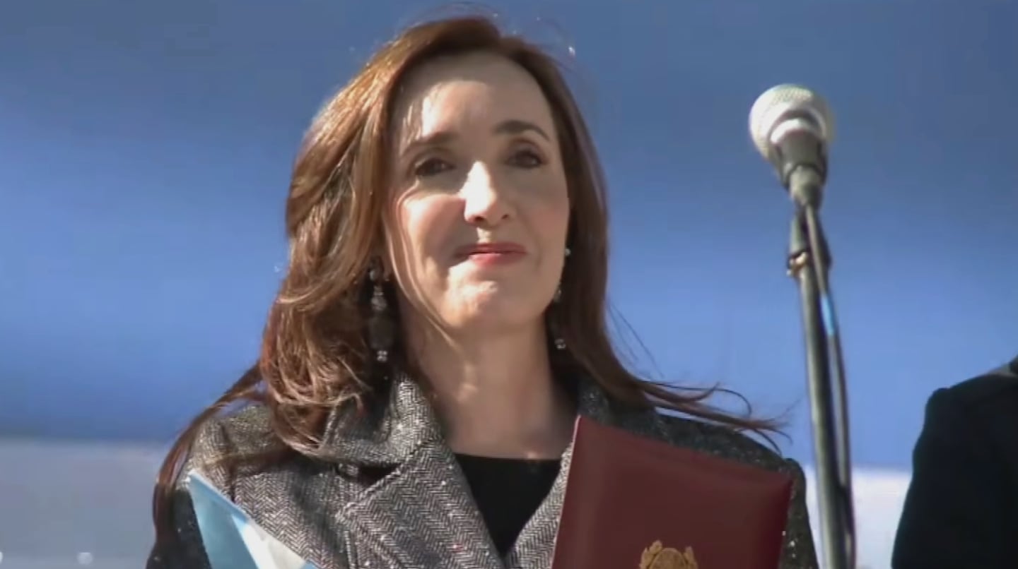 En el acto por el 9 de Julio, Villarruel admitió que quiere ser candidata (Foto: captura TN)