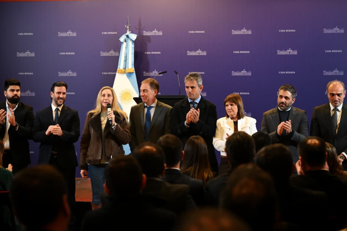 Karina Milei presentó al equipo que acompañará al Presidente en esta nueva etapa de la gestión (Foto: Presidencia).