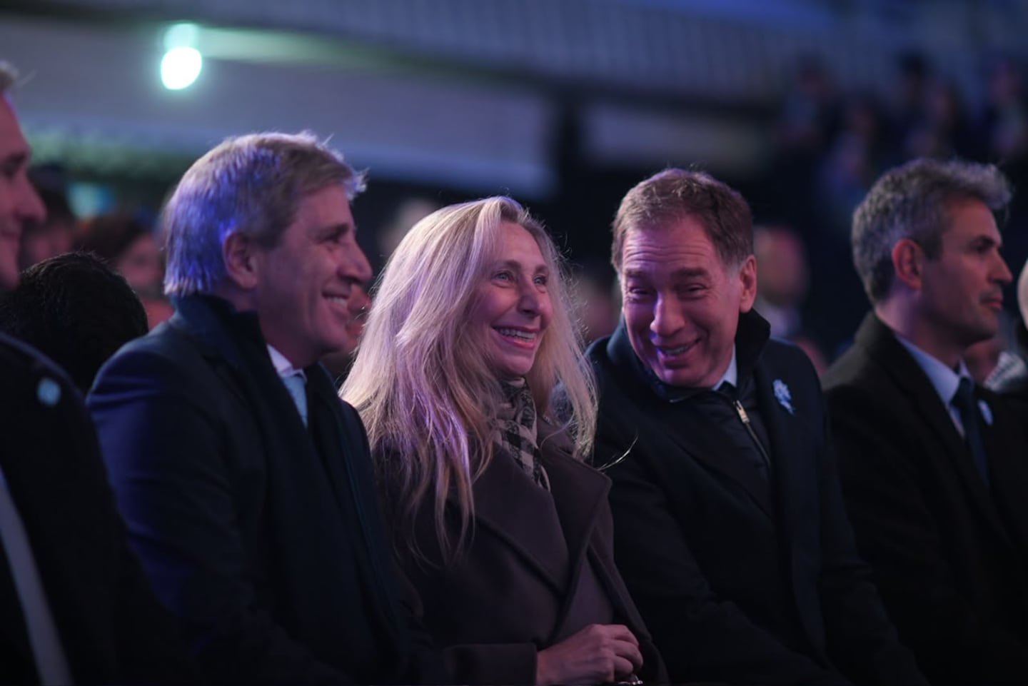 Karina Milei y Diego Santilli, entre las presencias del Gabinete en Tucumán. (Foto: Presidencia)
