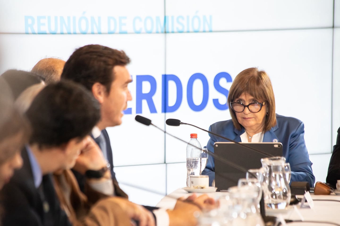 La senadora nacional Patricia Bullrich de La Libertad Avanza busca asegurar el quórum para sesionar este jueves. (Foto: X / @PatoBullrich).
