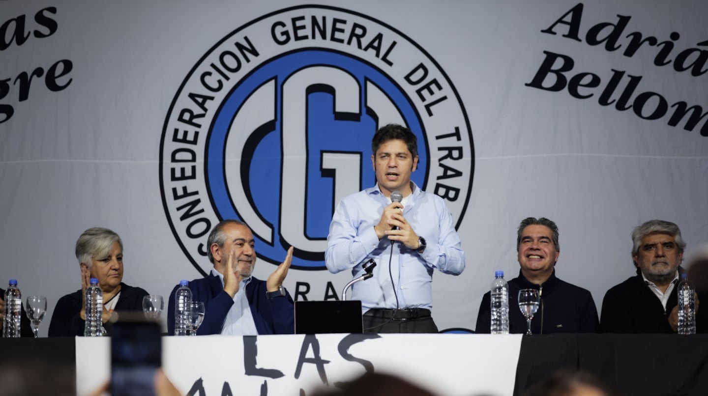 Axel Kicillof encabezó días atrás un acto de la CGT en Chaco y cuestionó al Gobierno nacional. (Foto: Prensa Axel Kicillof)