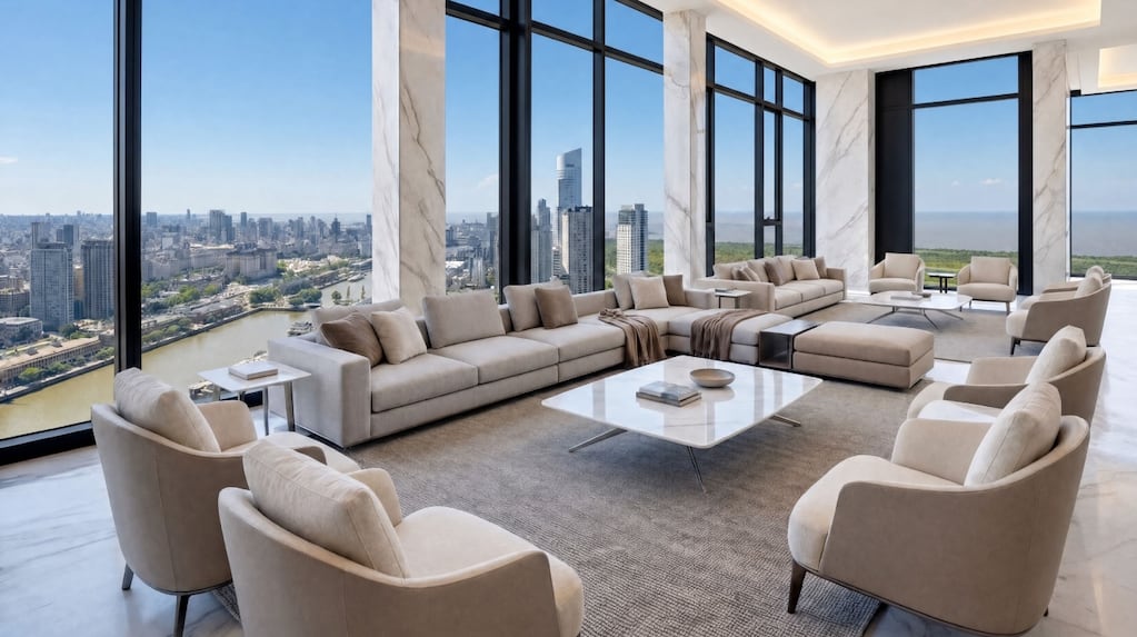 Se vende el penthouse más caro del país: cuesta US$21 millones, tiene piscina a casi 200 metros de altura y suite de 120 m2
