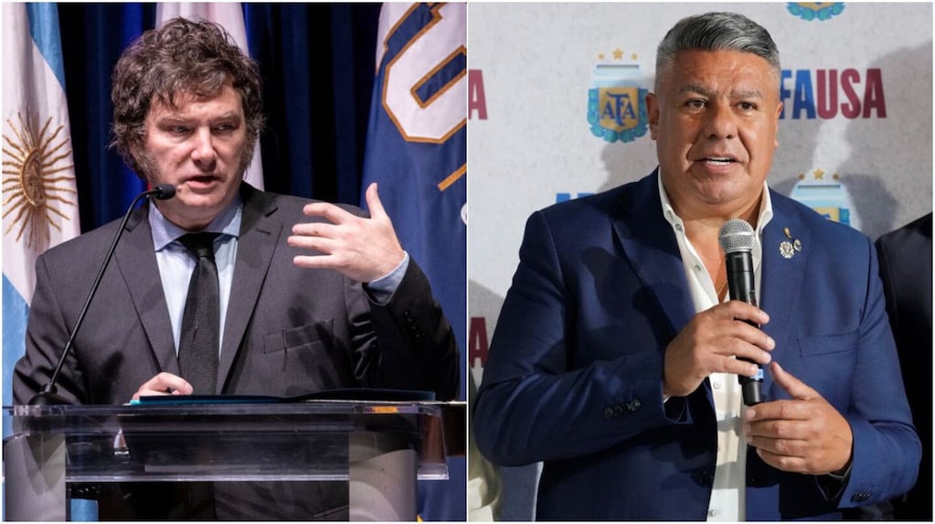 Qué dijo Javier Milei sobre su relación con Claudio «Chiqui» Tapia y las causas judiciales del presidente de la AFA