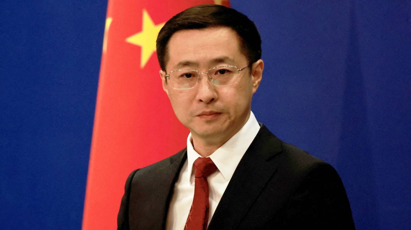 El vocero de la Cancillería de China, Lin Jian, salió al cruce de las declaraciones del embajador de Estados Unidos en la Argentina, Peter Lamelas (Foto: Reuters - Tingshu Wang).