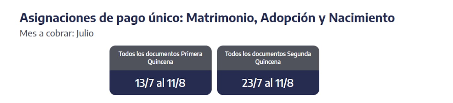 Quiénes reciben hoy las asignaciones de pago único (Foto: ANSES)