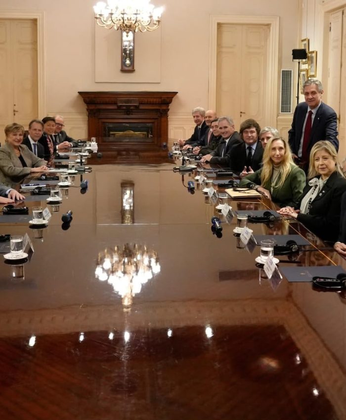 Kristalina Georgieva se reunió con Javier Milei en la Casa Rosada y participó de una reunión de Gabinete ampliado